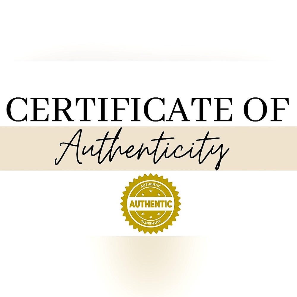 CERTIFICATE OF AUTHENTICITY (COA)